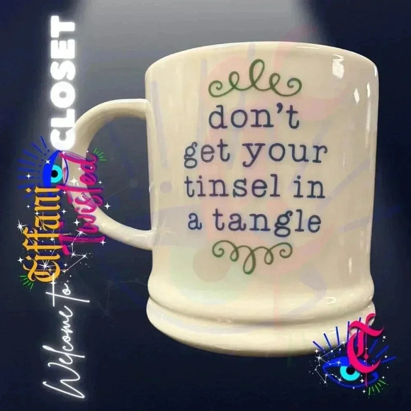 Don't Get Your Tinsel in a Tangle" Holiday Mug – Cheerful & Fun - Picture 2 of 2